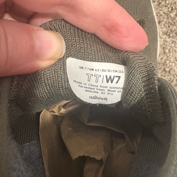 Allbirds Kauri Fiddle-Leaf (White Sole) Tree Topper Sneakers |‎ 7 - Picture 6 of 8